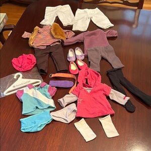 American Girl Doll Outfits & Accessories. Excludes Fur Vest in Pictures